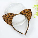 Colors Beautiful Masquerade Halloween Cat Ears Cosplay Cat Ear Anime Party Costume Bow Tie Bell Headwear Headband