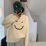 Smiley Face Oversized SweaterOutfit