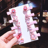 New Girls Cute Cartoon Ice Cream Unicorn Hair Clips Kids Lovely Hairpins Headband Barrettes Fashion Hair