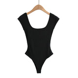 Zingj New Summer Generous Neckline Slim Vest For Women To Show Thin, Tight And Hidden Button