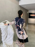 Fall 2021 Womens Fashion Long Sleeve Button Up Shirt High Fashion Oversized Shirt Print Designer Top And Blouse