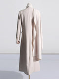 Zingj 2024 New Street Hipster Scarf Shawl Design Sense Long Slim Long Suit Jacket