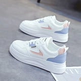 Small White Shoes Women 2025 Spring And Autumn New Trend Of Thick-Soled Shoes Korean Plate Tagonal Tagonal Student Women's