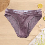 Lace Panties Women Sexy FINETOO Low Waist Underwear Women Mesh Hollow Out Briefs Female Underpants Geometric