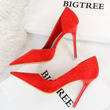 Shoes Designer New Women Pumps Pointed Toe High Heels Ladies Shoes Fashion Heels Pumps Sexy Party Shoes Plus Size
