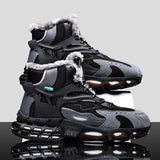 Winter Keep Warm Running Shoes Men Comfortable Trendy Sport Shoes Non-Slip Plush Sneakers Male Walking cotton-padd