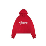 High Street Tide Card Letter Printed Sweaters Set For Men And Women Hip Hop Street Loose Hooded