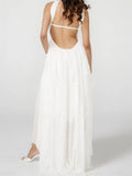 Women Y2K Long Tube Dress Sexy Strapless Off Shoulder Ruffle Tassel Dress Evening Party Halter Backless Vestidos 2025 211-0-Outfit