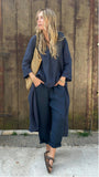 Explosion. Women's Casual Cotton Set Long-Sleeved Round Collar Trousers Casual