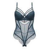 Sexy Corset Bustier Women Underwear Elasticity Transparent Straps Corset Waist Trainer Sleepwear Black