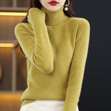 Zingj Autumn Winter New Turtleneck Sweater Set Slim Thin Close-Fitting Knit Bottom With Coat Money-Outfit
