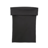 Spring 2025 Women's Wear, Straight Collar Knit Fabric Zipper
