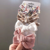 2021 New Leopard Print Hair Clips For Cute Girls BB Boutique Hairpins Bowknot Barrettes Headwear Kids Hair