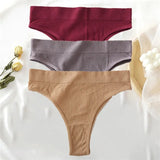 New Seamless Women's Panties Set High Waisted Thongs Woman Comfortable Women's Cotton Briefs Sexy Underpants For