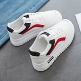 Zingj Women's Shoes Special Price 2023 New Summer New Small White Shoes Spring And Autumn Versatile Shoes Platform Street Pat Flat Plate Shoes Korean Version- Outfit