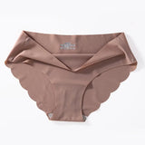 Silk Women's Panties Seamless Briefs Women Underwear Female Underpants Comfortable Silk Panty Sexy Woman Lingerie 8