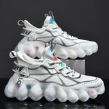 Sneakers 2021 New Breathable Running Shoes For Men Reflective Sports Shoes Outdoor Comfortable Athletic Training