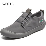 Casual Shoes Loafers Anti-Slip Breathable Shoes Man Fashion Solid Color Lace-up Flats Shoes for Men zapatillas de