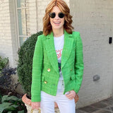 New Double Breasted Women Blazer Casual Jacket Spring-Autumn Loose Coat Streetwear Female OL
