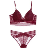 French Sexy Lace Underwear Set High Quality Bra Set Push Up Brassiere Fashion Bra And Panty Sets Sexy Lingerie For