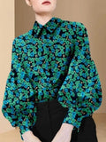 mujer de moda 2022 summer Top female women shirts Women's plaid printed shirt Blouses tops Long sleeve Chic woman