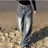 Vintage Distressed Baggy Boyfriend JeansOutfit