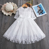 Winter Autumn Girl Dress Children Clothes Kids Dresses For Girls Party Dress Long Sleeve Knitted Sweater Toddler Girl