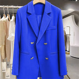 Over The Collar Blazer Women's Spring And Autumn New Korean Version Of The Design Of High-End Korean Version Of The Casual Suit