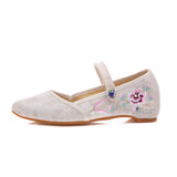 Zingj Shoes Single Shoes Fashion Tendon Embroidered Cloth Shoes Women's Single Shoes Spring And Summer Cloisonne Shallow Cloth
