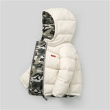 Baby Girls Hooded Cotton Jackets Waterproof Kids Coats Winter Boys Warm Jacket Coat Toddler Girl Zipper Jacket