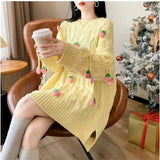 Strawberry Tassel Sweater- Outfit