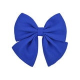 Pcs/lot Cute Solid Cotton Hair Bows With Clip For Girls Hair Clips Handmade Hairpins Barrettes Headwear Kids Hair
