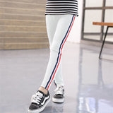 Girls Leggings Kids Thick Velvet Leggings Pencil Pants Children Warm Trousers Faux PU Leather Legging Slim Leather