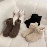Winter New Hairy Snow Boots Women Add Velvet Add Thick Warm Cotton Shoes Wool Shoes Big Cotton Ankle Boots