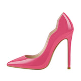 Onlymaker Women's Pointed Toe 12CM Slip On Thin Heels Sexy heeled Stiletto Gradient Colorful Wedding Dress Party
