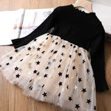Christmas Dress Knitting Sweater Dress for Girls Winter Dress Autumn Full Sleeve Elk Deer Printing Girl Clothes New