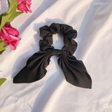 Women Rabbit Ear Hair Scrunchie Vintage Knot Elastic Hair Band Girl Ponytail Holder Hair Ring Rope Fashion Hair