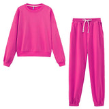 2021 Casual Shorts Set Pants Suit Women Tracksuits Harajuku Sweatshirts Elastic Waist Pencil Pants High