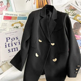 2025 New Black British Style Suitcase Lady French Style Fashioned Small Suit