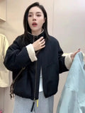 Short Plus Wool Lamb Coat Female Autumn And Winter New 2024 Korean Version Popular Small Thick Warm Jacket-Outfit