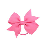 Grosgrain Ribbon Hair Bands Ponytail Holder Rubber Band For Baby Girls Handmade Hair Rope Scrunchie Hair