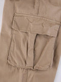 Vintage Multi Pocket Patched Cargo Jeans- Outfit