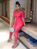See Through Hollow Jumpsuit Women Stockings Short Sleeve Sexy Skinny Stretch Workouts Midnight Party Clubwear