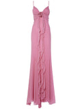 Blumarine South French Temperament Dress Female Summer High Sense V Collared Back French Sling Skirt