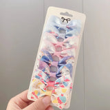 Grosgrain Ribbon Unicorn Printed Bowknot Hair Clips For Cute Girls Handmade Barrettes Hairpins Kids Hair
