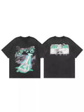 New Chao Brand Men's And Women's T-Shirts Cotton Casual Loose Fitting Summer Short-Sleeved Graphic T-Shirts Short-Sleeved