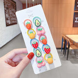 New Girls Cute Cartoon Flower Small Scrunchie Kids Ponytail Hair Tie Elastic Hair Bands Fashion Hair Accessories