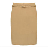 Work Wear 2019 Fashion Women Skirts Long Mid-calf Length High Waist Pencil Formal Woman Skirt S - XXL Office Lady