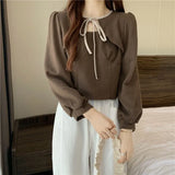 Zingj Mm200 Jin Splicing Temperament Women's Long Sleeve Jacket Autumn New Thin T Shirt Large Size Women's Bottom Shirt-Outfit