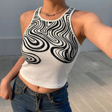 camis street romantic Lace up sleeveless croptop leisure Vacation slim tank top 2020 club wear Nibber hollow out